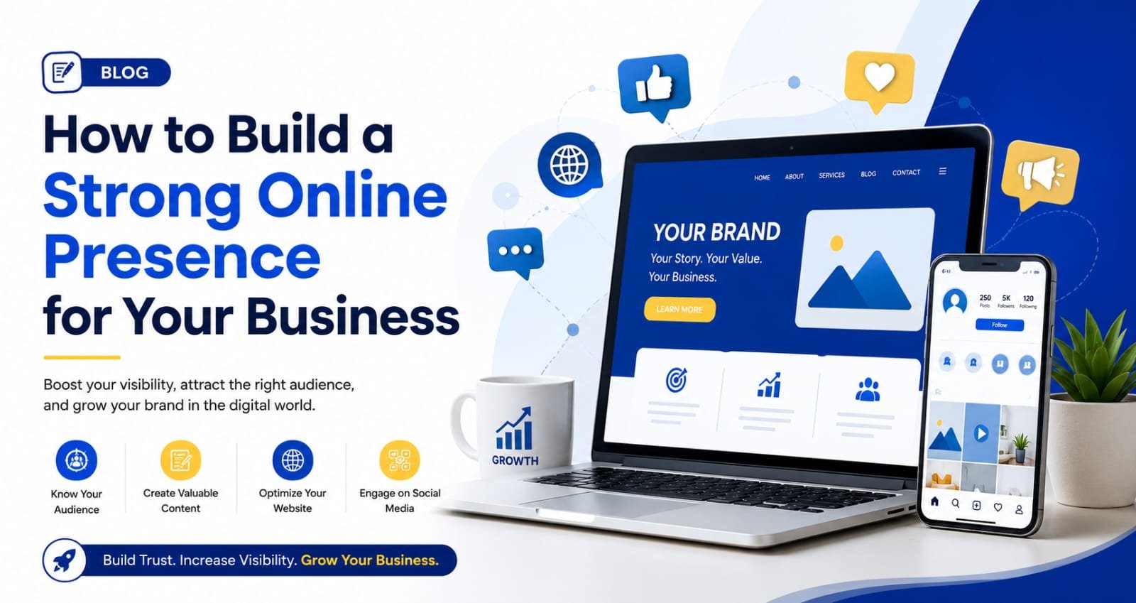 How to Build a Strong Online Presence for Your Business with Digital Marketing Strategies