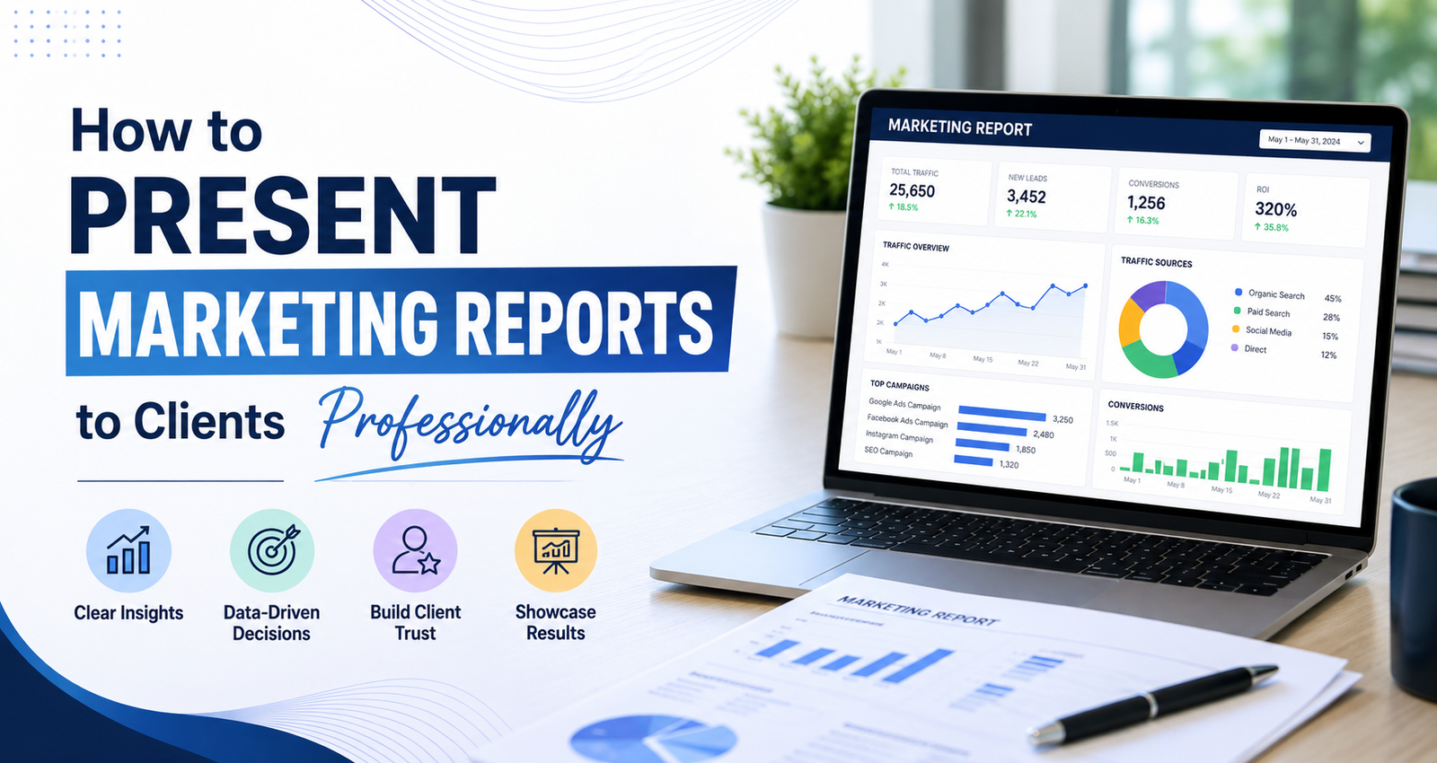 marketing reports dashboard